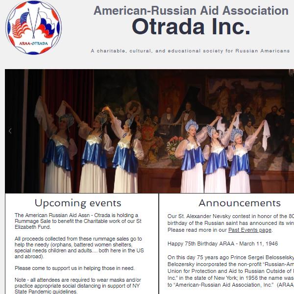 Russian Organization Near Me - American-Russian Aid Association Otrada Inc.