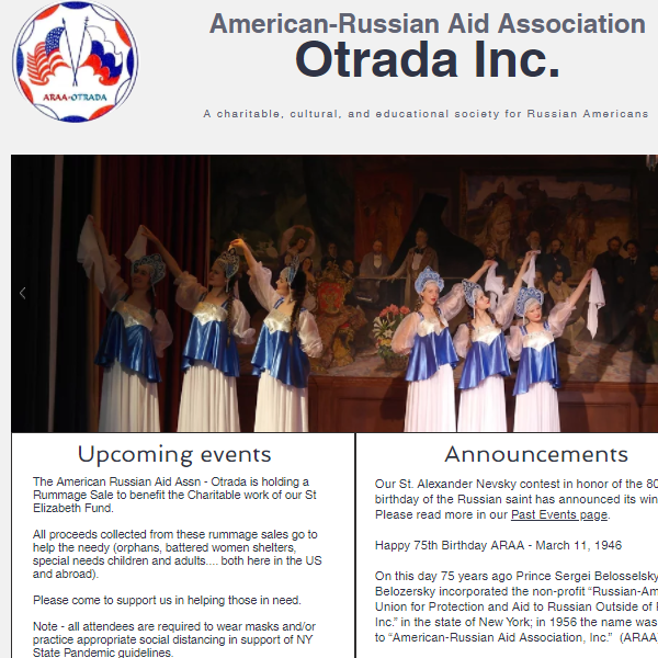 Russian Nonprofits Near Me - American-Russian Aid Association Otrada Inc.