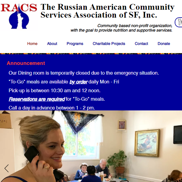 Russian Organization Near Me - Russian American Community Services Association of SF, Inc.