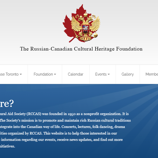 Russian Nonprofits Near Me - Russian-Canadian Cultural Heritage Foundation